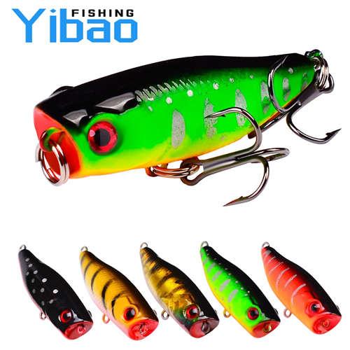YIBAO 4.5cm 3.5g Top Water Popper Fishing Lures